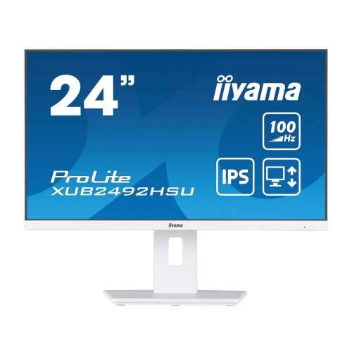 Iiyama ProLite XUB2492HSU-W6 Office Monitor 23.8" (60.5 cm) IPS, 100Hz refresh rate and a height-adjustable stand Cijena