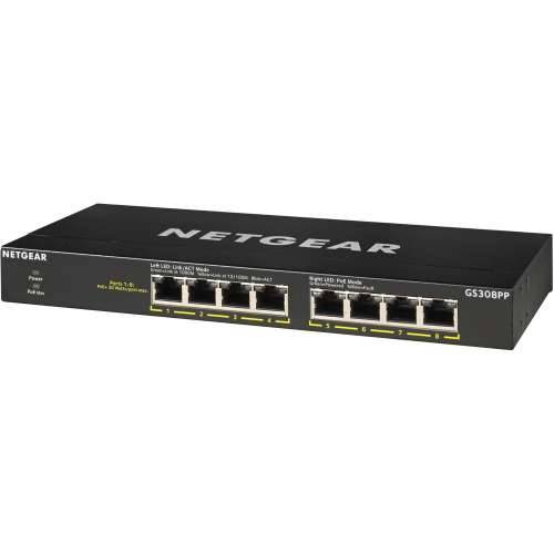 8P Netgear GS308PP-100EUS - unmanaged // POE+ (83W) Cijena