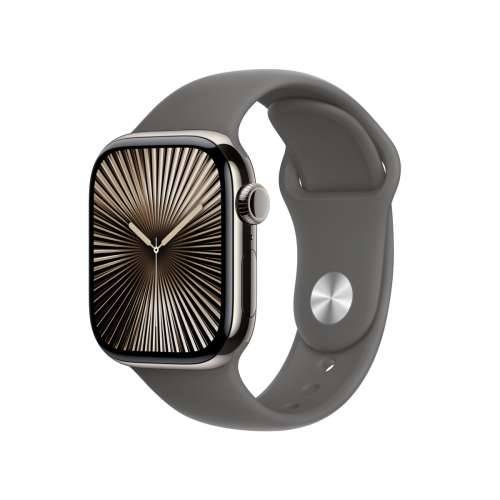 Apple Watch S10 Natural Titanium Sport Band Stone Gray - M/L GPS + Cellular 42mm MWXE3QF/A 2024