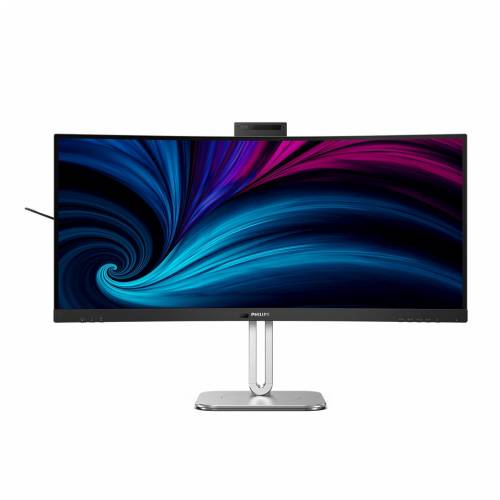 Philips 34B2U6603CH 34 inch WQHD curved monitor, height adjustable, speakers, 5 MP webcam, noise cancellation, HDR400 (3440x1440, 120 Hz, 2x HDMI Cijena