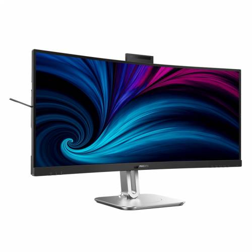 Philips 34B2U6603CH 34 inch WQHD curved monitor, height adjustable, speakers, 5 MP webcam, noise cancellation, HDR400 (3440x1440, 120 Hz, 2x HDMI Cijena