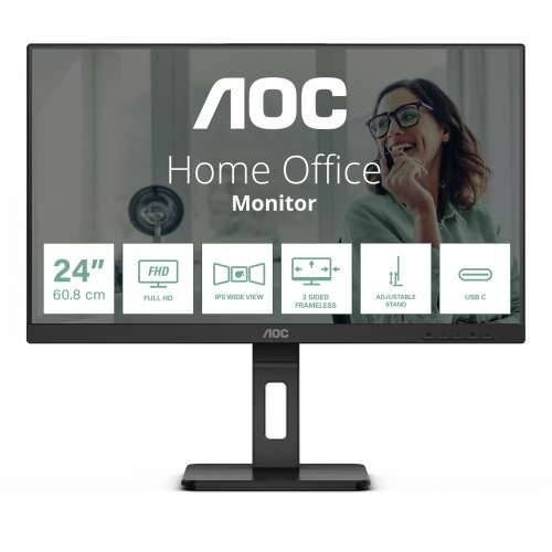 AOC 24P3CV 60.5cm (23.8") FHD IPS Monitor 16:9 HDMI/DP/USB-C PD65W 75Hz Sync Cijena