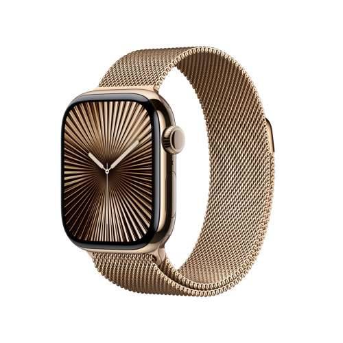 Apple Watch S10 Gold Titanium Milanese Loop Gold GPS + Cellular 42mm MX083QF/A 2024 Cijena