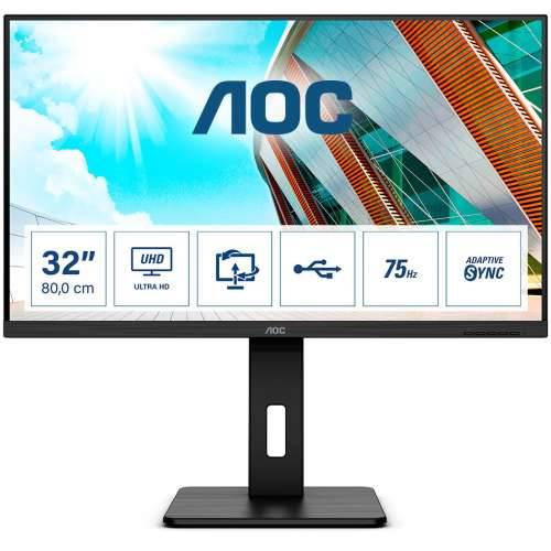 AOC U32P2 80cm (31.5") 4K UHD VA Office Monitor 16:9 HDMI/DP/USB 60Hz Sync 4ms Cijena