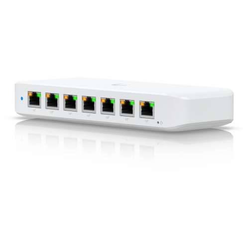 Ubiquiti Switch UniFi USW-Ultra-60W - 8 Ports - 8x GE (10/100/1000) - 7 PoE+