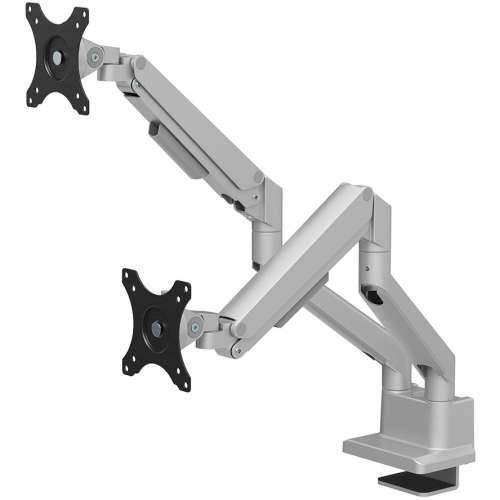 Neomounts NEXT Slim DS70-250SL2 mounting kit - full-motion - for 2 monitors - silver Cijena