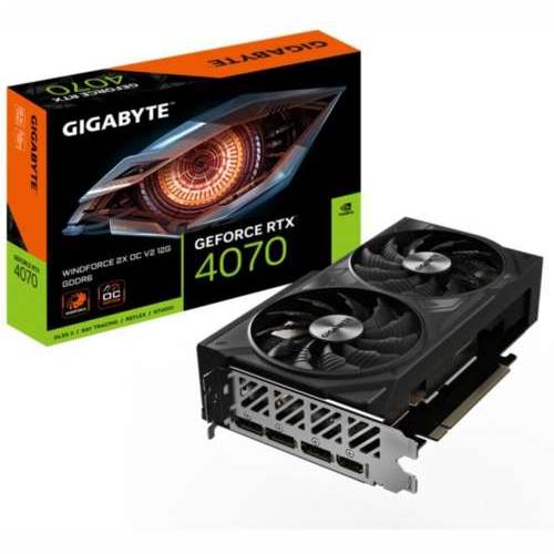 Gigabyte GeForce RTX 4070 Windforce 2X OC V2 graphics card - 12GB GDDR6, 1x HDMI, 3x DP Cijena