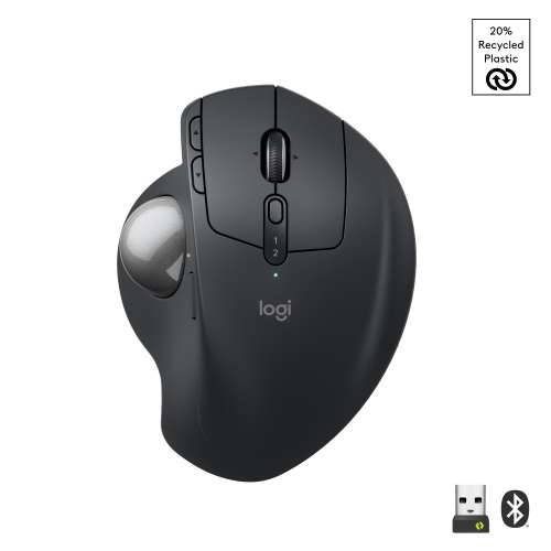 Logitech MX Ergo S Wireless Trackball Mouse, Black Cijena