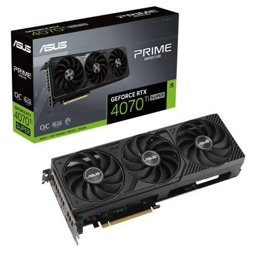 ASUS Prime GeForce RTX 4070 Ti SUPER OC graphics card - 16GB GDDR6X, HDMI, 3x DP Cijena