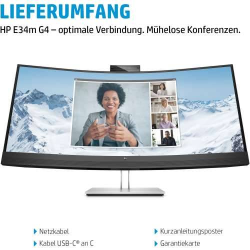 HP LED Curved-Display E34m G4 - 86.4 cm (34”) - 3440 x 1440 WQHD Cijena