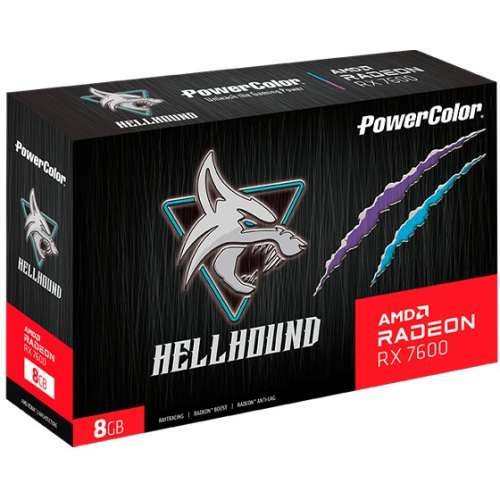 RX 7600 8GB PowerColor Hellhound Radeon GDDR6 Cijena