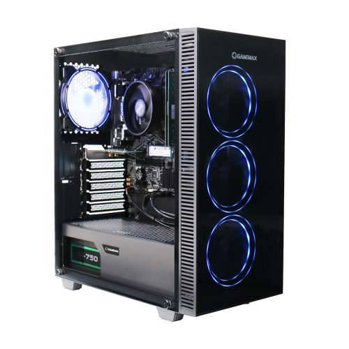 Hyrican Gaming PC + MSI PRO MP273ADE SET AMD Ryzen 5 5500, 32GB DDR4 RAM, 1TB SSD, NVIDIA GeForce RTX 4060, Windows 11 Home Cijena