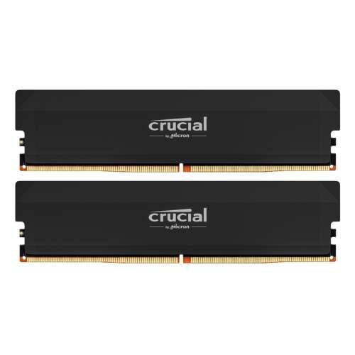 Crucial Pro OC Black 32GB Kit (2x16GB) DDR5-6400 CL38 UDIMM Gaming Memory - Supports Intel XMP 3.0 and AMD EXPO Cijena