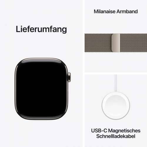 Apple Watch S10 Natural Titanium Milanese Loop Natural - S/M GPS + Cellular 46mm MC7Q4QF/A 2024 Cijena