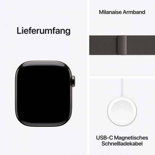 Apple Watch S10 Natural Titanium Milanese Loop Natural GPS + Cellular 42mm MWXF3QF/A 2024 Cijena