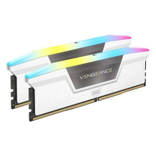 Corsair Vengeance RGB White 32GB Kit (2x16GB) DDR5-6000 CL36 DIMM Memory Cijena