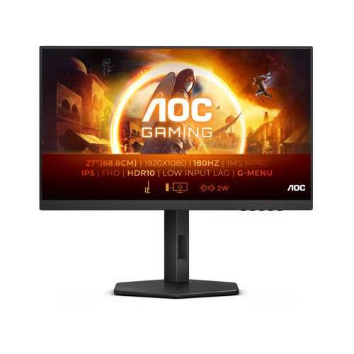 AOC Gaming 27G4X 27 inch FHD monitor, 180 Hz, 1 ms, FreeSync Prem., G-Sync comp., HDR10 (1920x1080, HDMI, DisplayPort) black Cijena