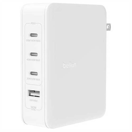 Belkin 140 Watt 4-Port GaN Charger with UK, EU, US Plug Cijena