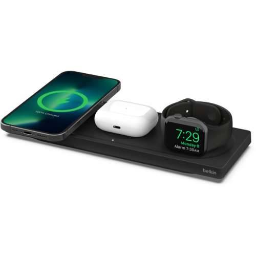 Belkin 3-in-1 Wireless Charging Pad with MagSafe iPhone 12/13 blk Cijena