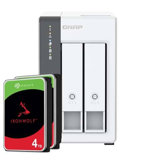 QNAP TS-216G 8TB Seagate IronWolf NAS bundle NAS incl. 2x 4TB Seagate IronWolf 3.5 inch SATA hard drive Cijena