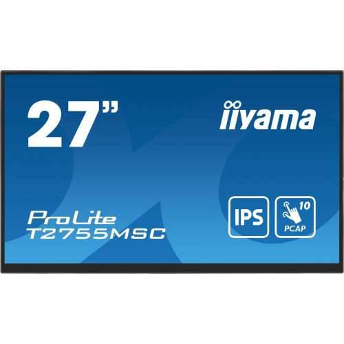 iiyama ProLite T2755MSC-B1 68.6cm (27") FHD IPS Multi-Touch Monitor HDMI/DP/USB