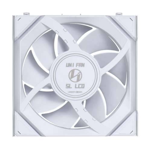 Lian Li UNI FAN SL Wireless LCD 120 ARGB White 3-Pack | Case fan