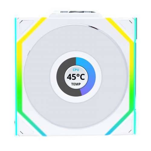 Lian Li UNI FAN SL Wireless LCD 120 ARGB White 3-Pack | Case fan Cijena