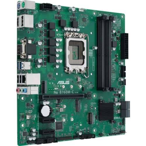 ASUS Pro B760M-C-CSM mATX motherboard socket 1700 DP/HDMI/VGA/PS2/USB3.0 Cijena