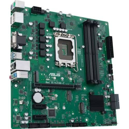 ASUS Pro B760M-C-CSM mATX motherboard socket 1700 DP/HDMI/VGA/PS2/USB3.0 Cijena