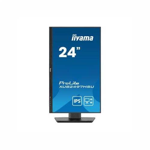 60.5cm/24“ (1920x1080) Iiyama PROLITE XUB2497HSU-B1 16:9 FHD IPS 1ms 100Hz HDMI DP USB Speaker Pivot Black Cijena