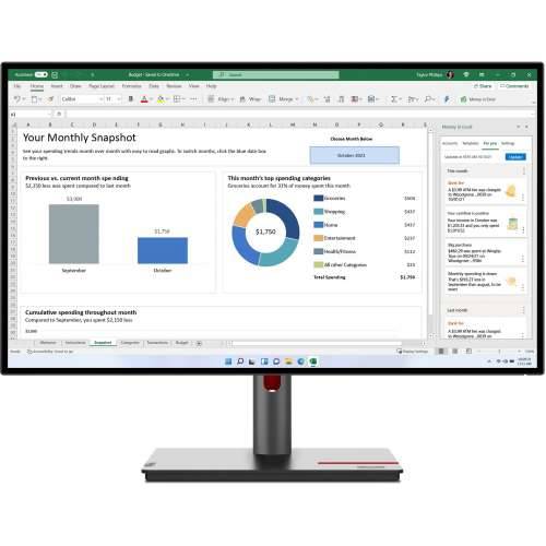 Lenovo ThinkVision P27h-30 68.6cm (27") WQHD Office Monitor HDMI/DP/USB-C HDR Cijena
