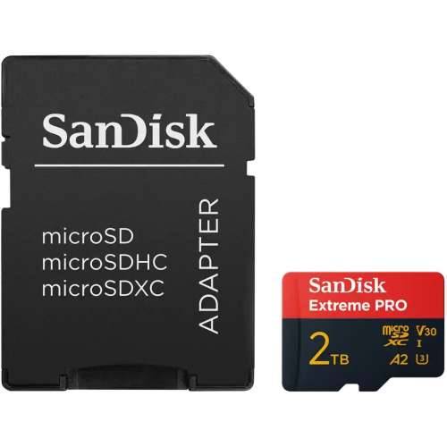 Card 2TB SanDisk Extreme PRO microSDXC UHS-I V30 A2 Class U3 Cijena