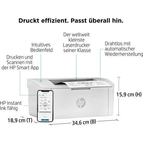 L HP LaserJet M110W A4/USB 2.0/WLAN/150 sheets Cijena