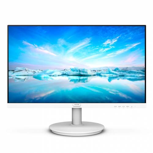 Philips 241V8AW 24 inch FHD Monitor, Speakers (1920x1080, 75 Hz, VGA, HDMI) White