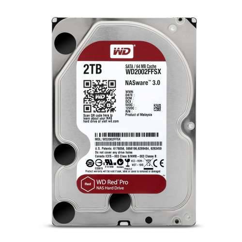 Western Digital WD Red Pro 2TB 3,5-inčni SATA 6 Gb / s - Unutarnji NAS tvrdi disk Cijena