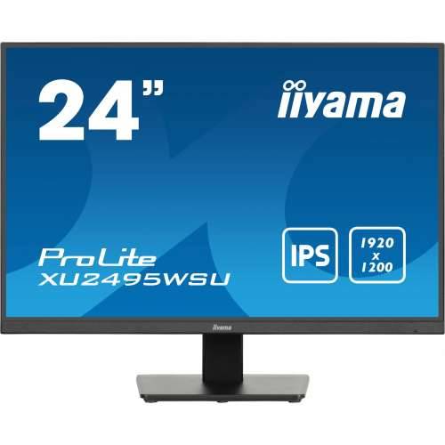 61.1cm/24“ (1920x1200) Iiyama PROLITE XU2495WSU-B7 16:10 FHD IPS 4ms 75Hz HDMI DP USB Speaker Black Cijena