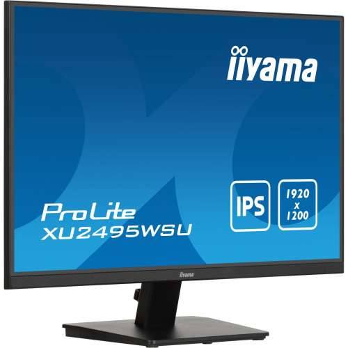 61.1cm/24“ (1920x1200) Iiyama PROLITE XU2495WSU-B7 16:10 FHD IPS 4ms 75Hz HDMI DP USB Speaker Black Cijena