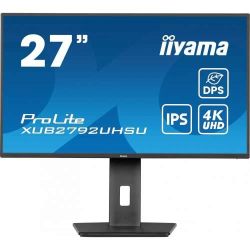 68.5cm/27“ (3840x2160) iiyama ProLite XUB2792UHSU-B6 16:9 4K IPS 4ms 60Hz DP HDMI USB Speaker Pivot Black Cijena