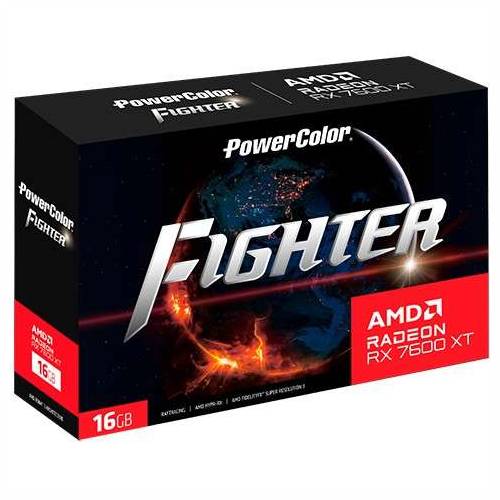 RX 7600 XT 16GB PowerColor Fighter Radeon GDDR6 Cijena