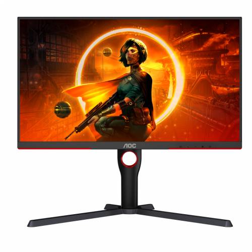 AOC Gaming Q27G3XMN 27 inch QHD monitor, 180 Hz, FreeSync Prem. Pro., HDR1000 (2560x1440, 1 ms GtG, HDMI, Display Port) black-red