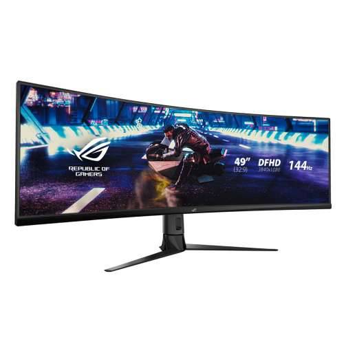 Asus XG49VQ - 124 cm (49 inča), LED zakrivljeni monitor, VA panel, podešavanje visine, 144 Hz, HDR 400, AMD FreeSync 2 Cijena