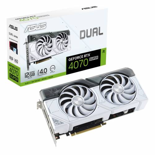 ASUS Dual GeForce RTX 4070 SUPER EVO White OC graphics card - 12GB GDDR6X Cijena