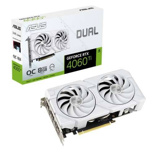 ASUS Dual GeForce RTX 4060 Ti EVO White OC graphics card - 8GB GDDR6, 1x HDMI, 3x DP Cijena