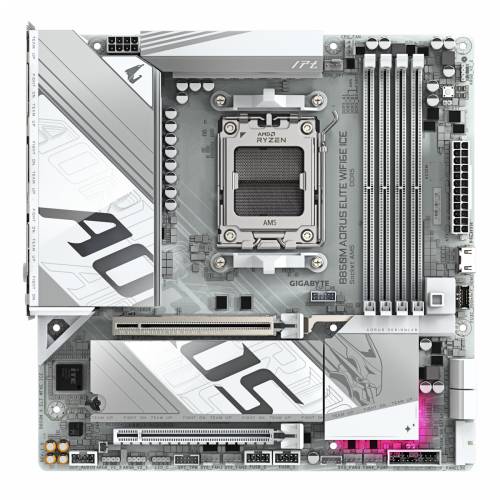 MB GBT AMD AM5 B850M AORUS ELITE WIFI6E ICE