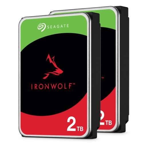 2-Pack Seagate IronWolf 2TB 256MB 3.5 inch SATA 6Gb/s Internal CMR NAS Hard Drive Cijena