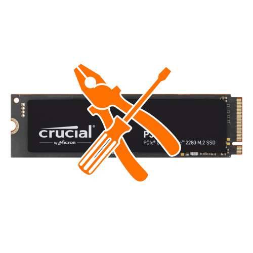 Upgrade 2TB Crucial P310 2280 SSD M.2 2280 PCIe Gen4 NVMe including installation in the ordered notebook Cijena