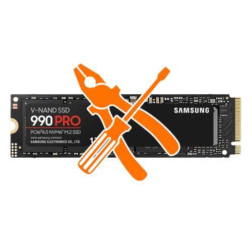 Upgrade 1TB Samsung 990 PRO SSD without heatsink including installation in the ordered notebook Cijena