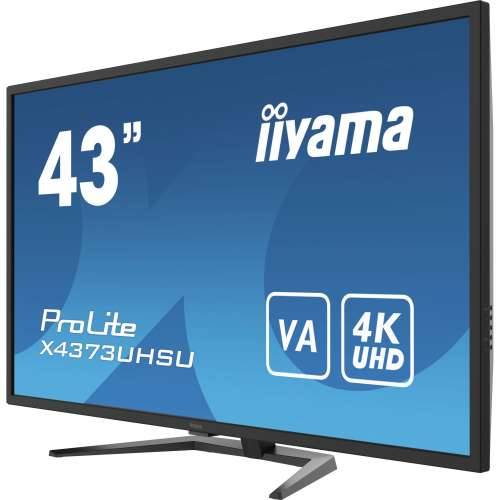 Iiyama LED-Display ProLite X4373UHSU-B1 - 109.2 cm (43”) - 3840 x 2160 4K Cijena