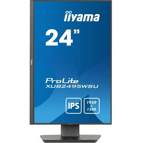 61.1cm/24“ (1920x1200) Iiyama Prolite XUB2495WSU-B7 16:10 FHD IPS 4ms 75Hz HDMI DP USB Speaker Pivot Black Cijena