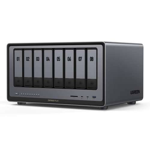 UGREEN NASync DXP8800 Plus 8-Bay NAS 0/8 SATA + 0/2 M.2 SSD, 2x 10GbE, 8GB RAM Cijena